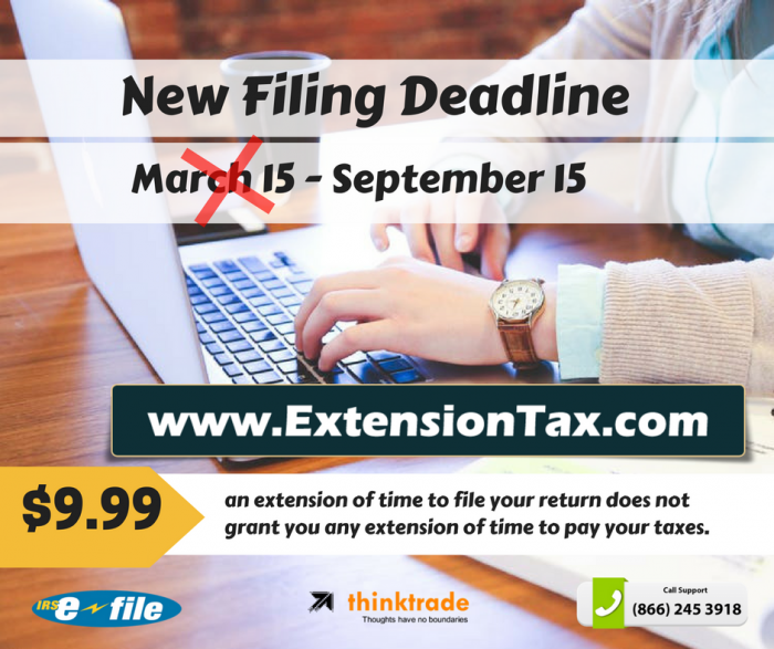 March 15 Filing Deadline